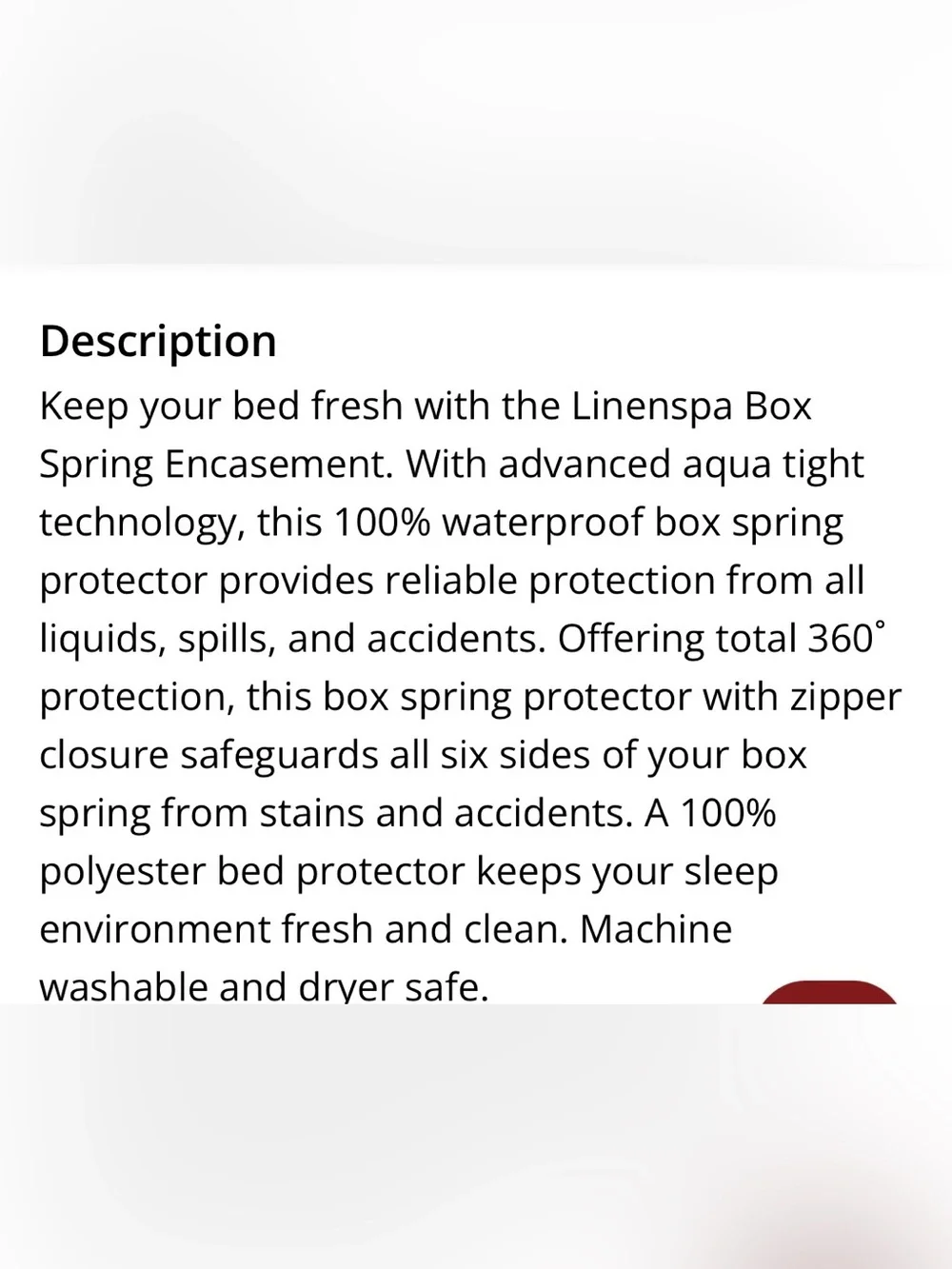 White Box Spring Encasement - Waterproof Zippered Protection